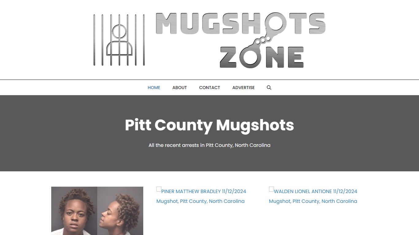 Pitt County Mugshots Zone